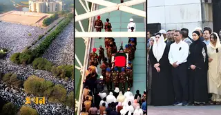 একনজরে ছবিতে খালেদা জিয়ার দাফন ও জানাজা